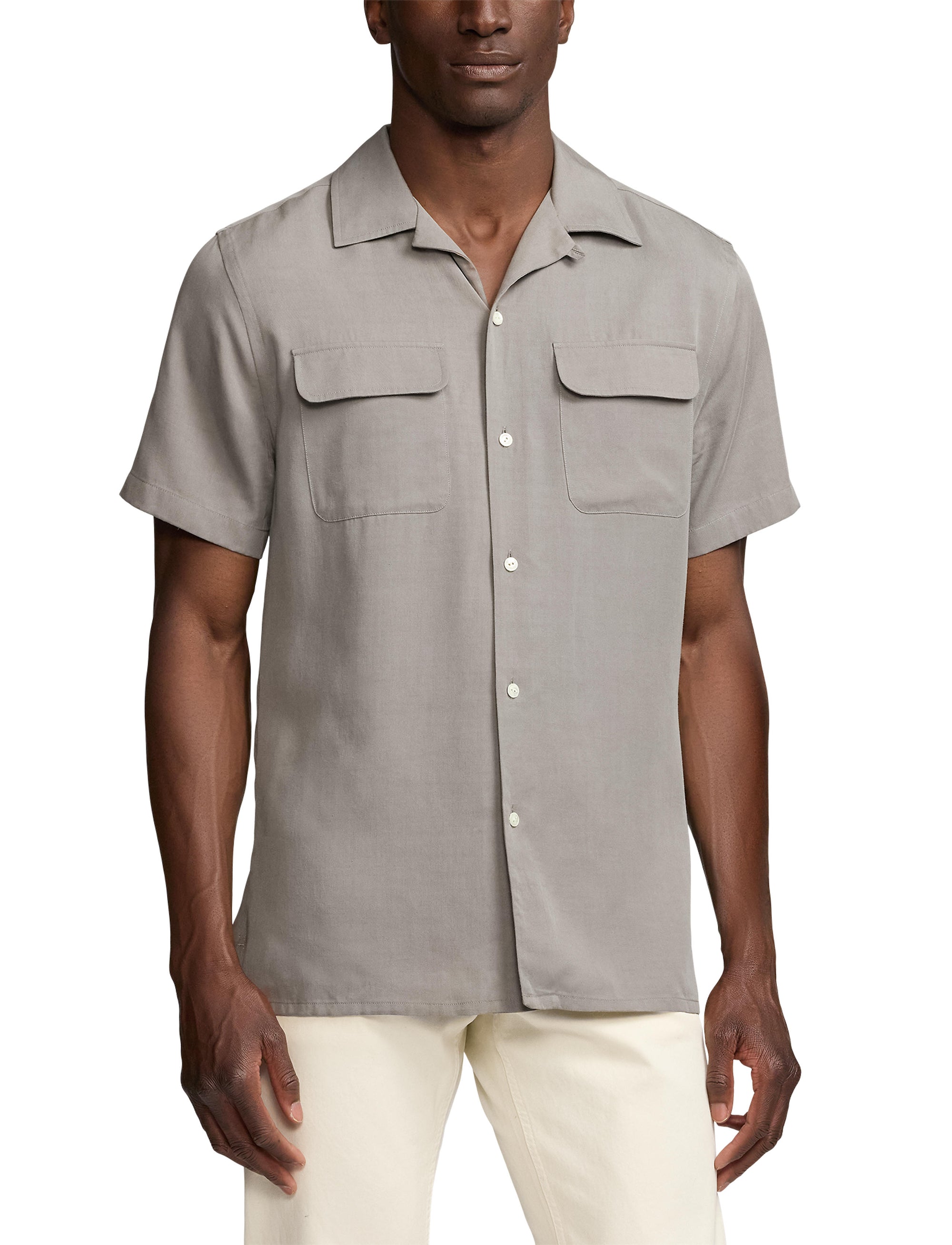 Safari twill shirt - Light Grey