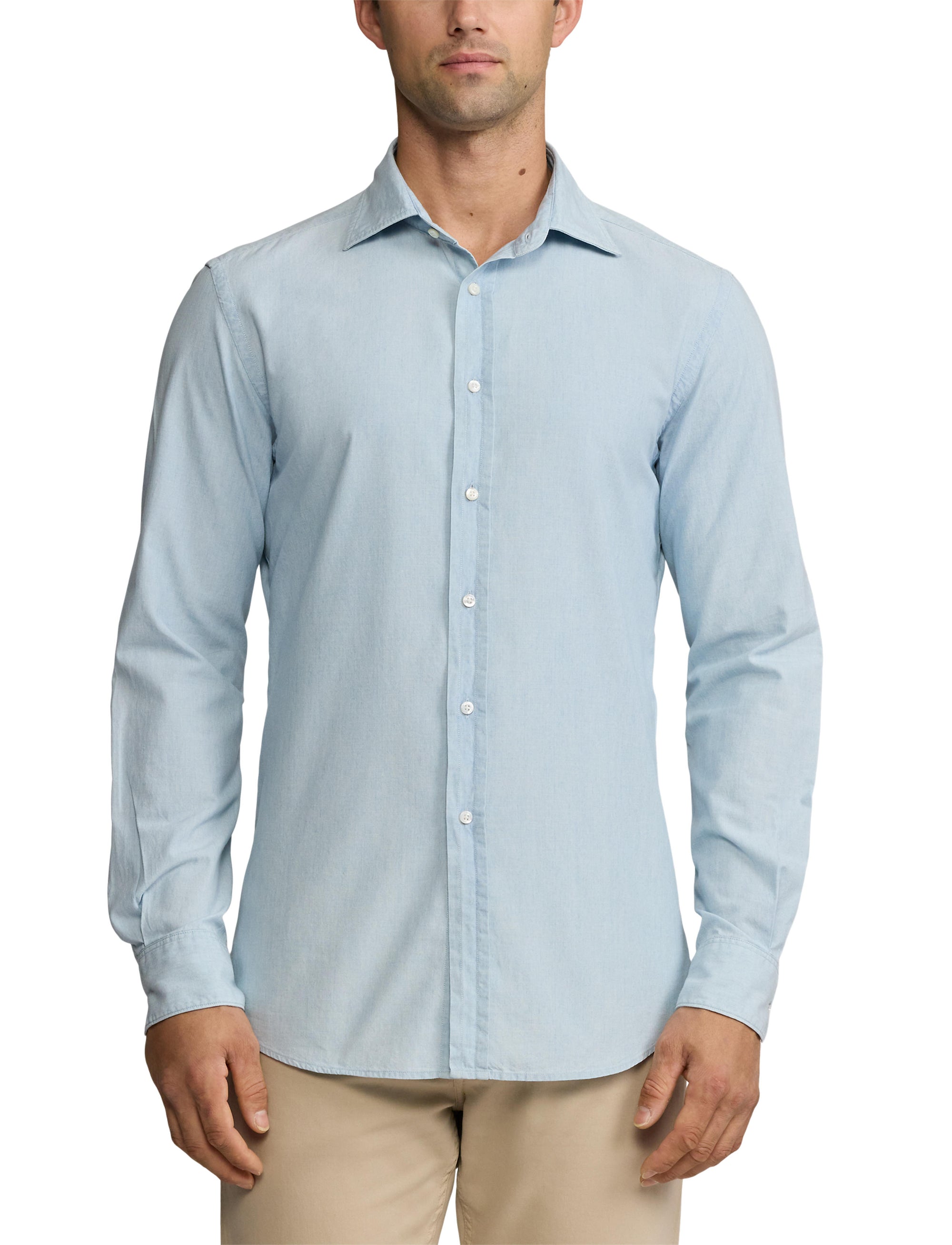 Chemise délavée en chambray - Light Bermuda Wash