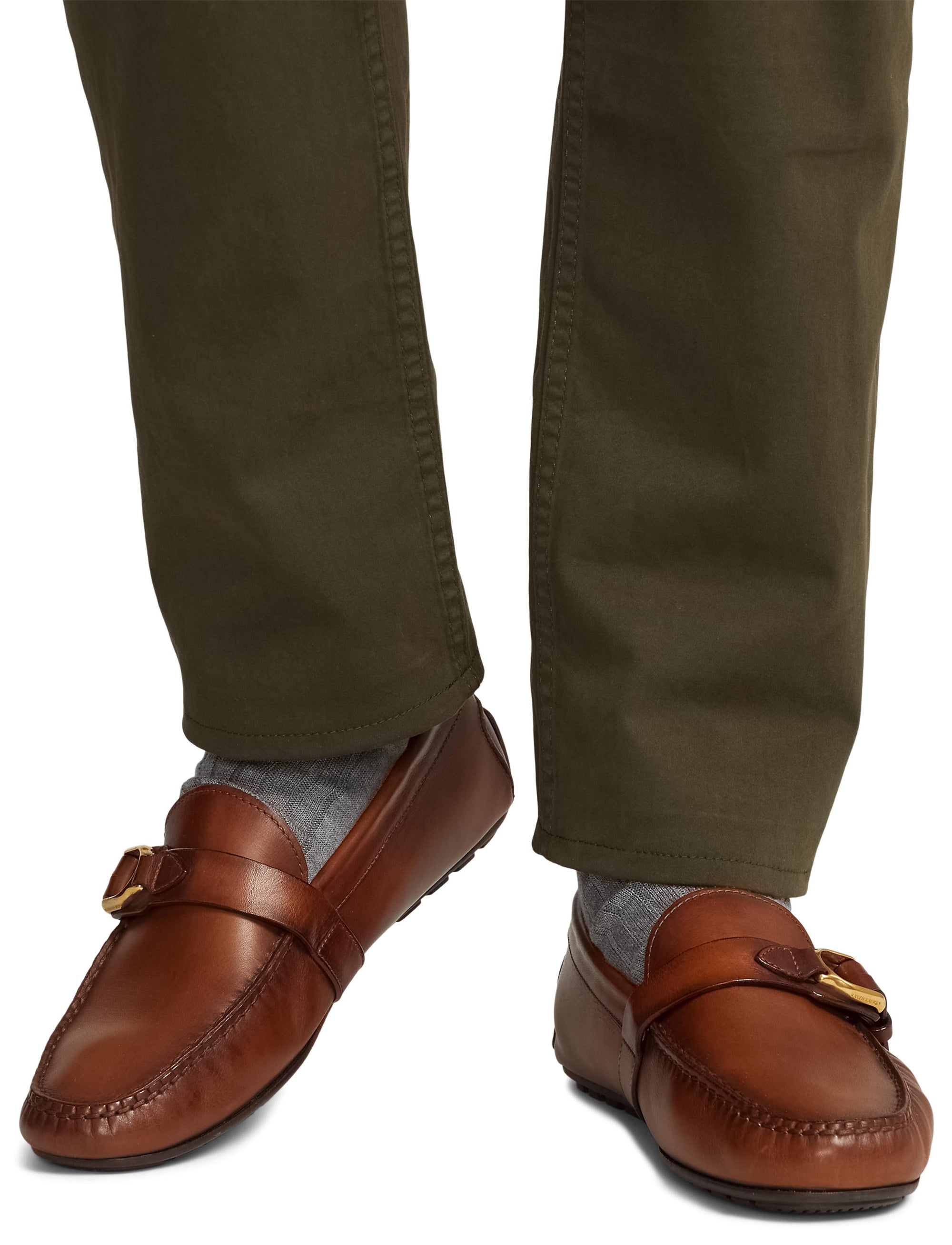 Perrin Welington leather loafers - Gold