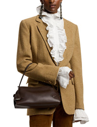 Le petit sac porté épaule Ralph en cuir - Mocha
