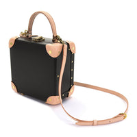 Sac carré London Safari - Marron & Naturel & Or