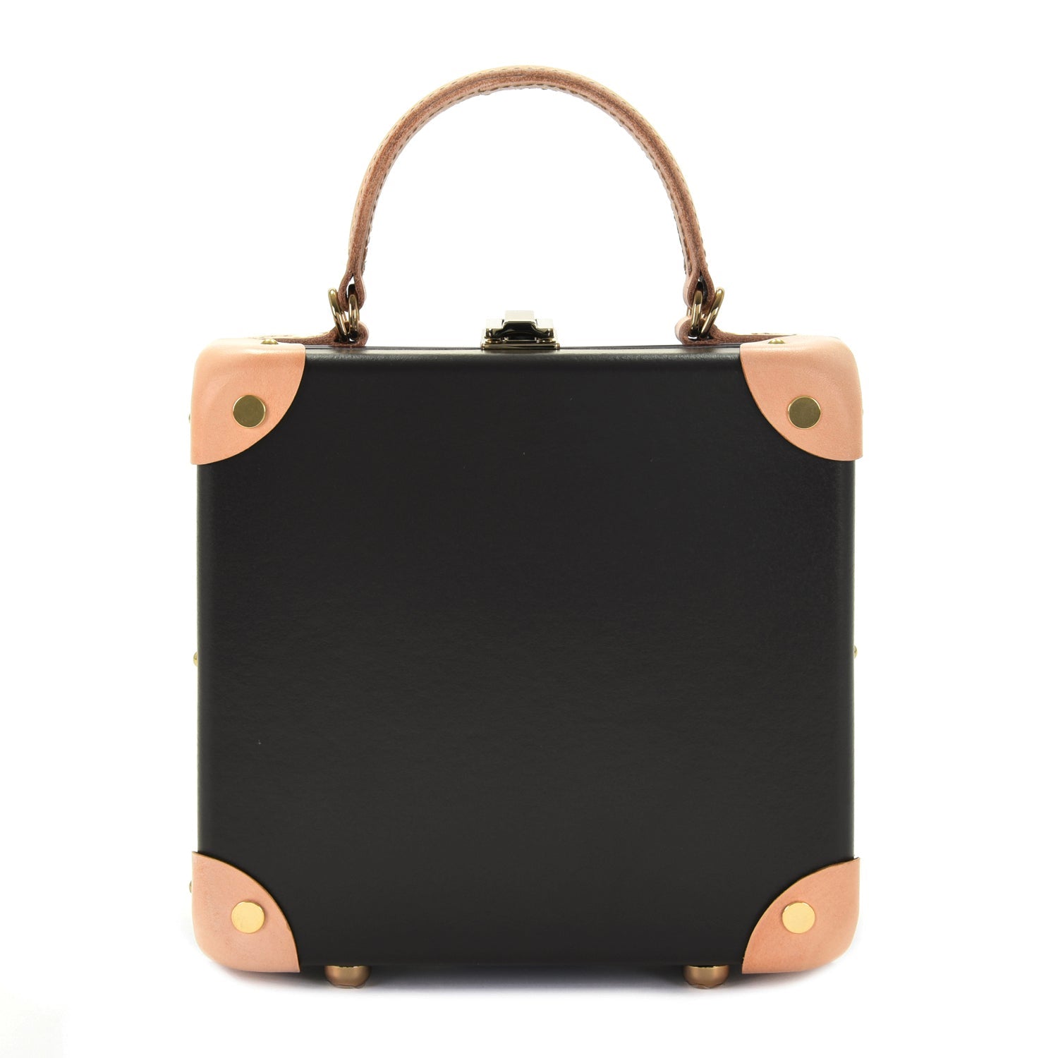Sac carré London Safari - Marron & Naturel & Or