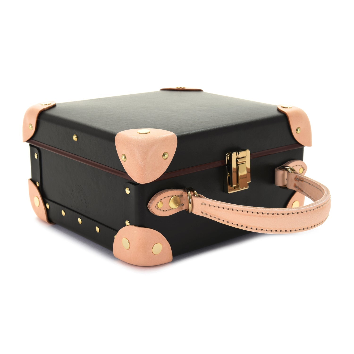 Sac carré London Safari - Marron & Naturel & Or