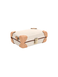 Sac à bandoulière Micro Case Safari - Ivoire & Naturel & Or