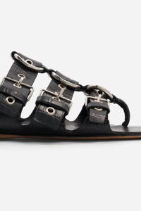 ZNOSTOCK_BLACK SHOES PISE - Black