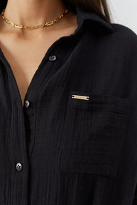 Robe chemise Sara - Black