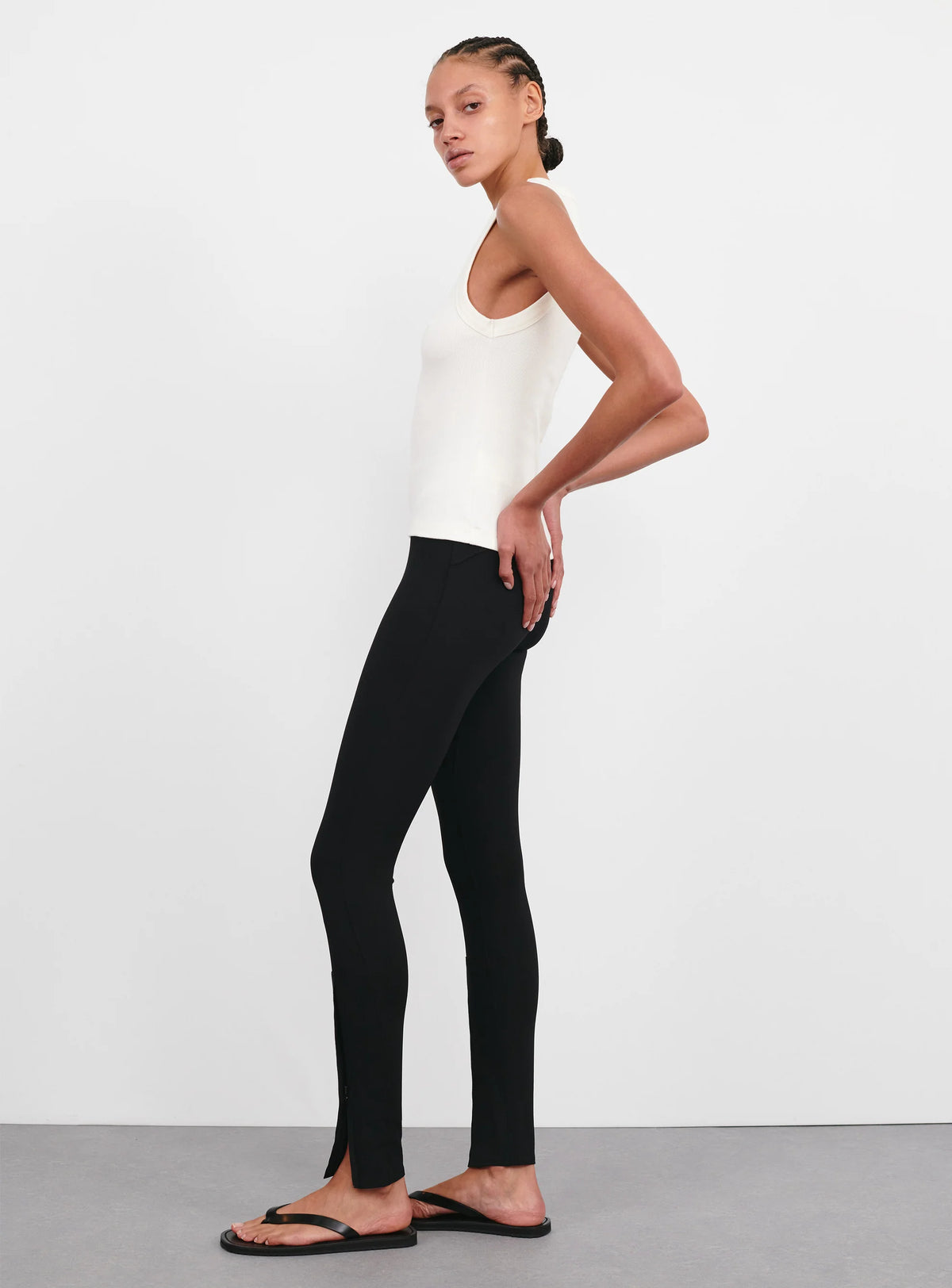 Scoop Neck Tank - Off White