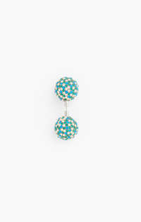 CRYSTAL-EMBELLISHED XL ATOM EARRING