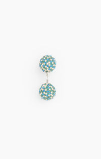 CRYSTAL-EMBELLISHED XL ATOM EARRING
