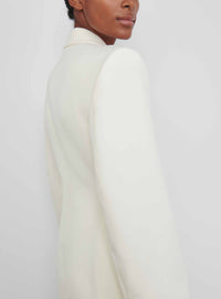 Sculpted Coat Dress - Off White