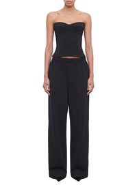 Semi Matte Bustier - Black