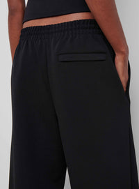 Semi Matte Track Pant - Black
