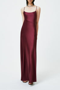 Robe longue Serena - Berry