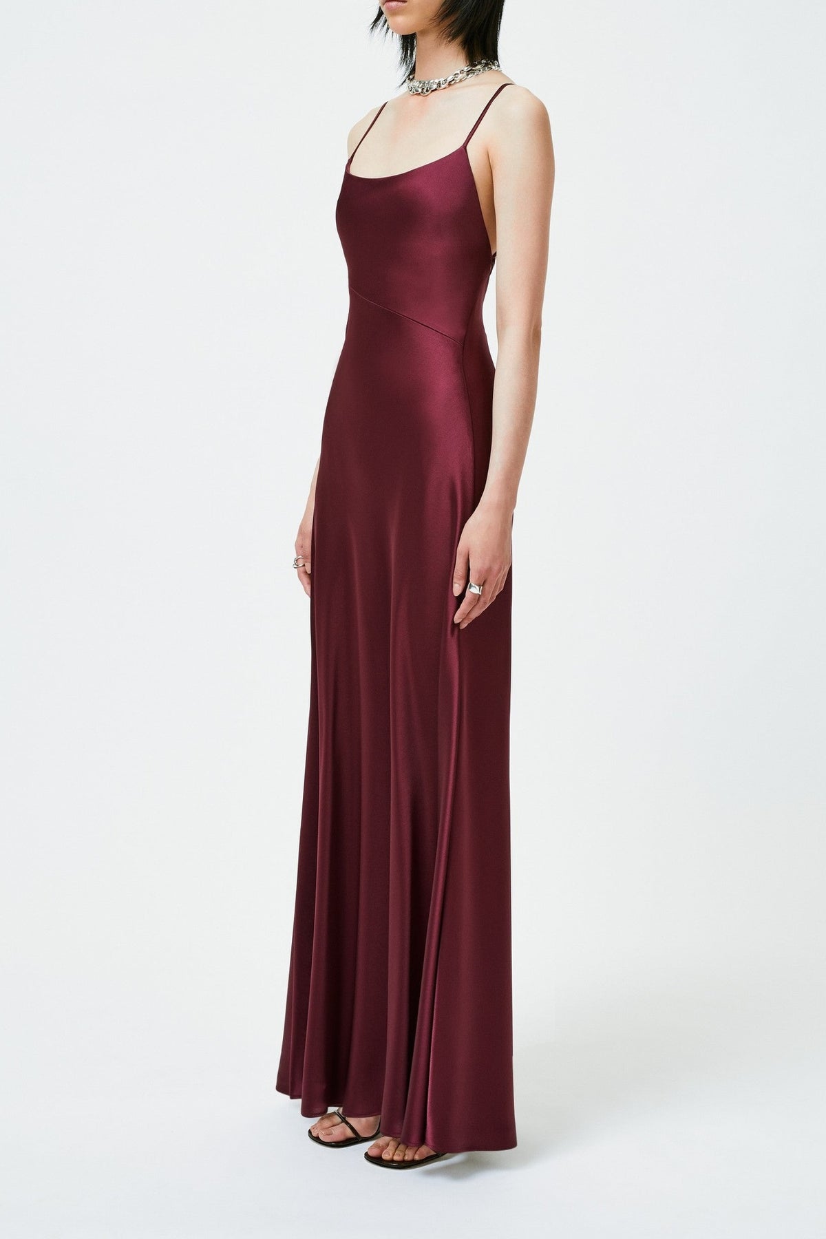 Robe longue Serena - Berry