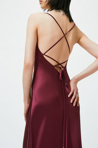Robe longue Serena - Berry