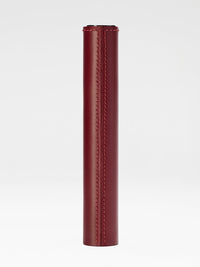 Fourreau de mascara en cuir - Chocolat