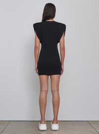 Sheath Dress Mini - Black