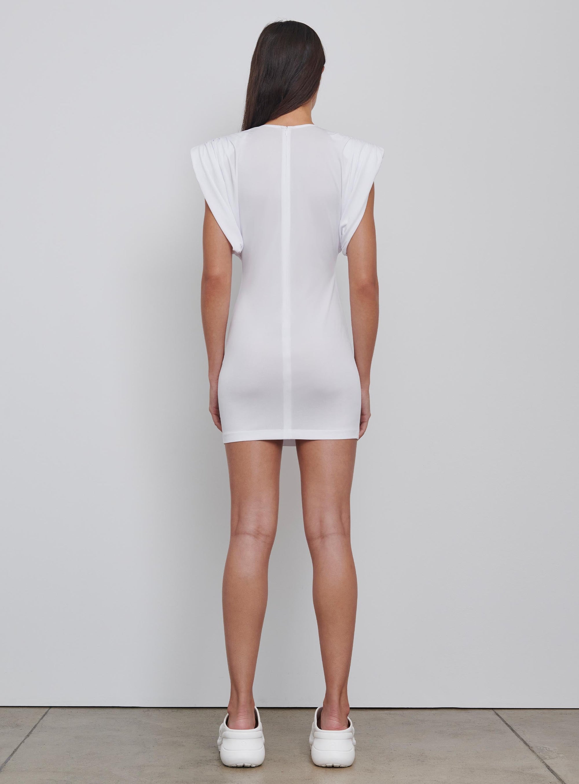 Shirt Dress Mini - White