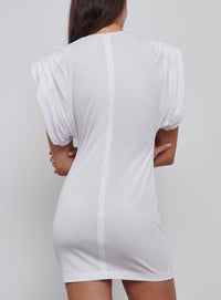 Shirt Dress Mini - White