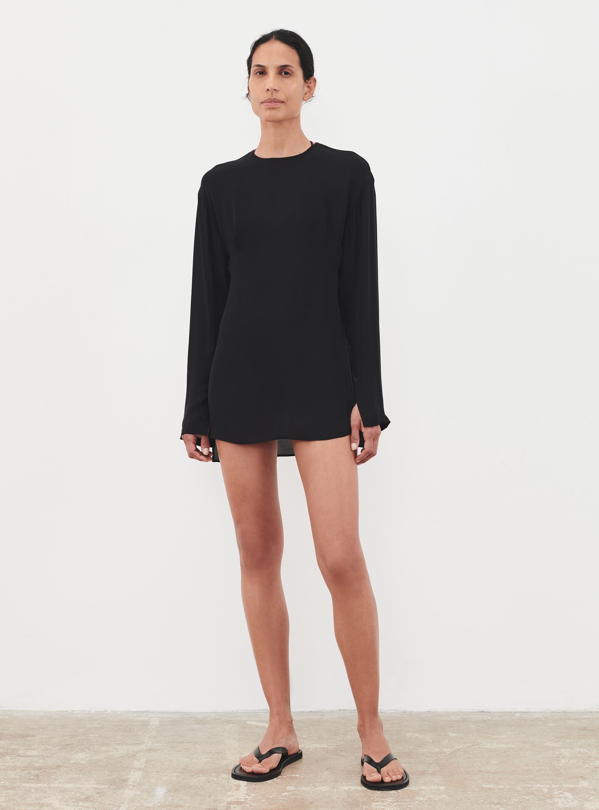 Sheer Blouse - Black
