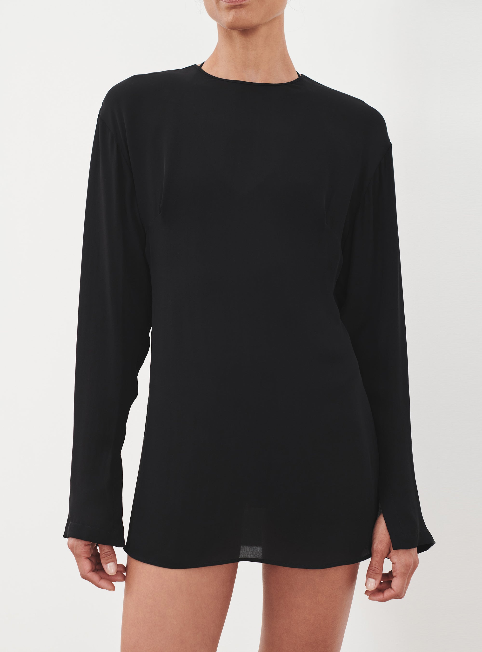 Sheer Blouse - Black