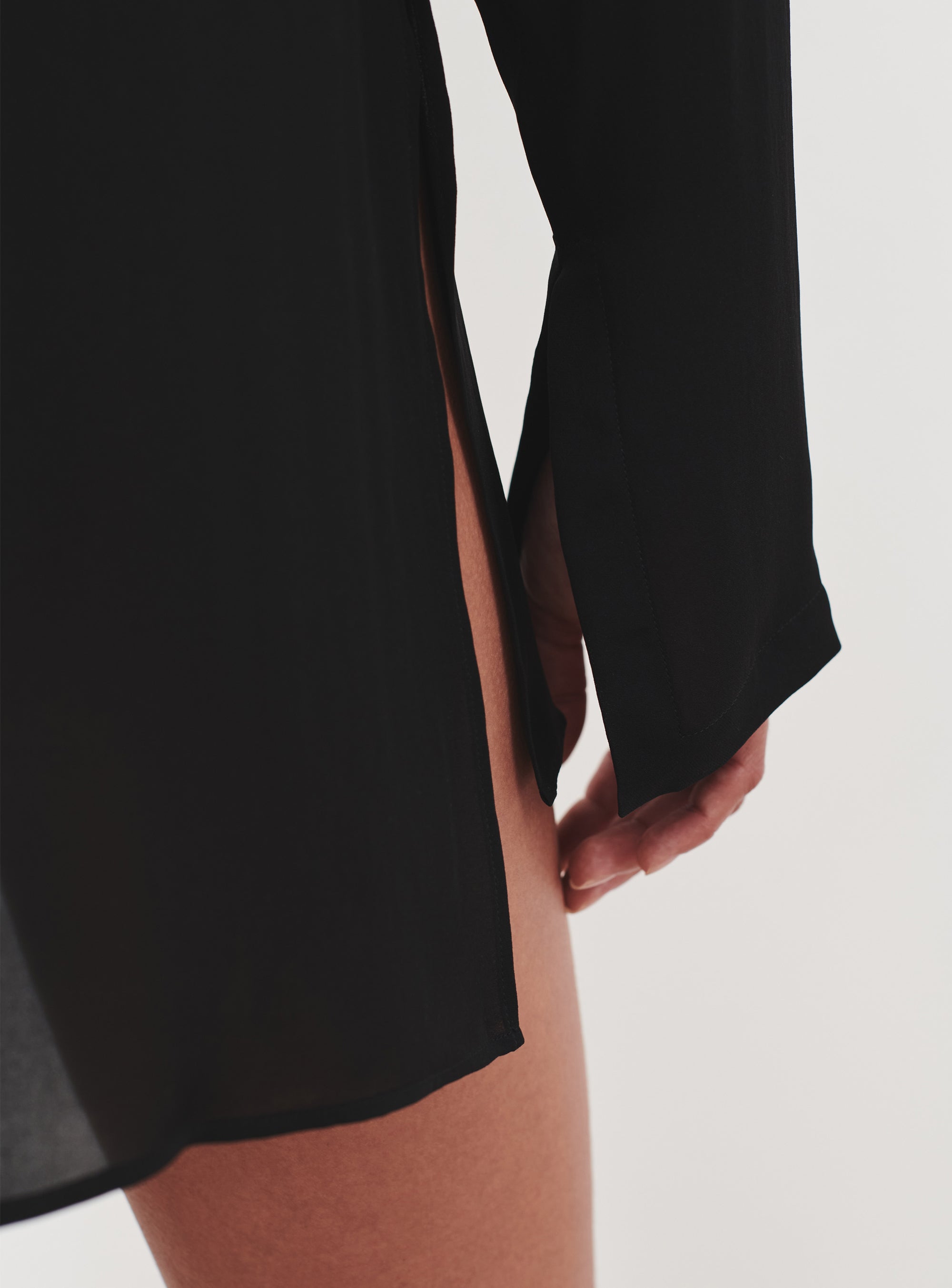 Sheer Blouse - Black