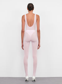 Sheer Stirrup Legging - Blush
