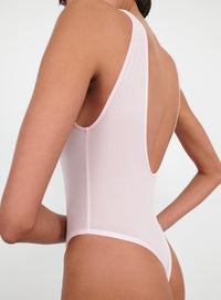 Sheer Tank Bodysuit - Blush