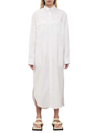 Shirt Dress - White