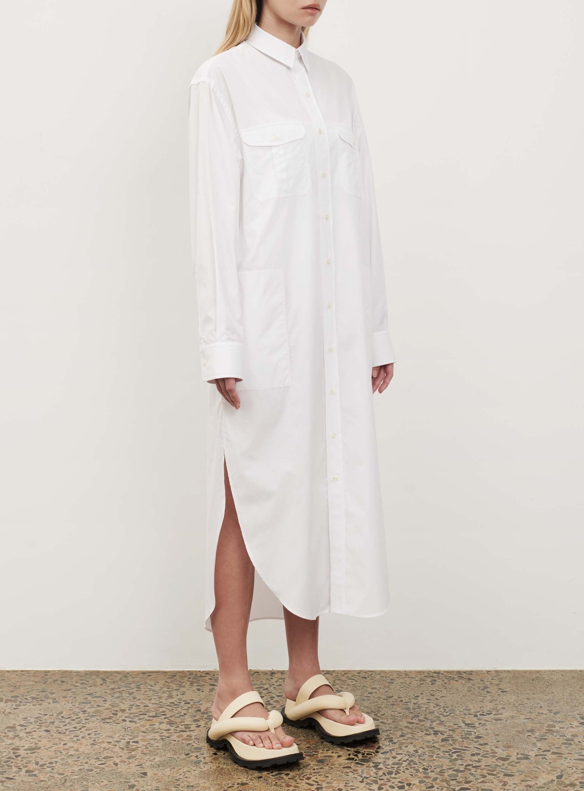 Robe chemise - White