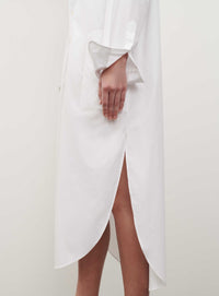 Shirt Dress - White