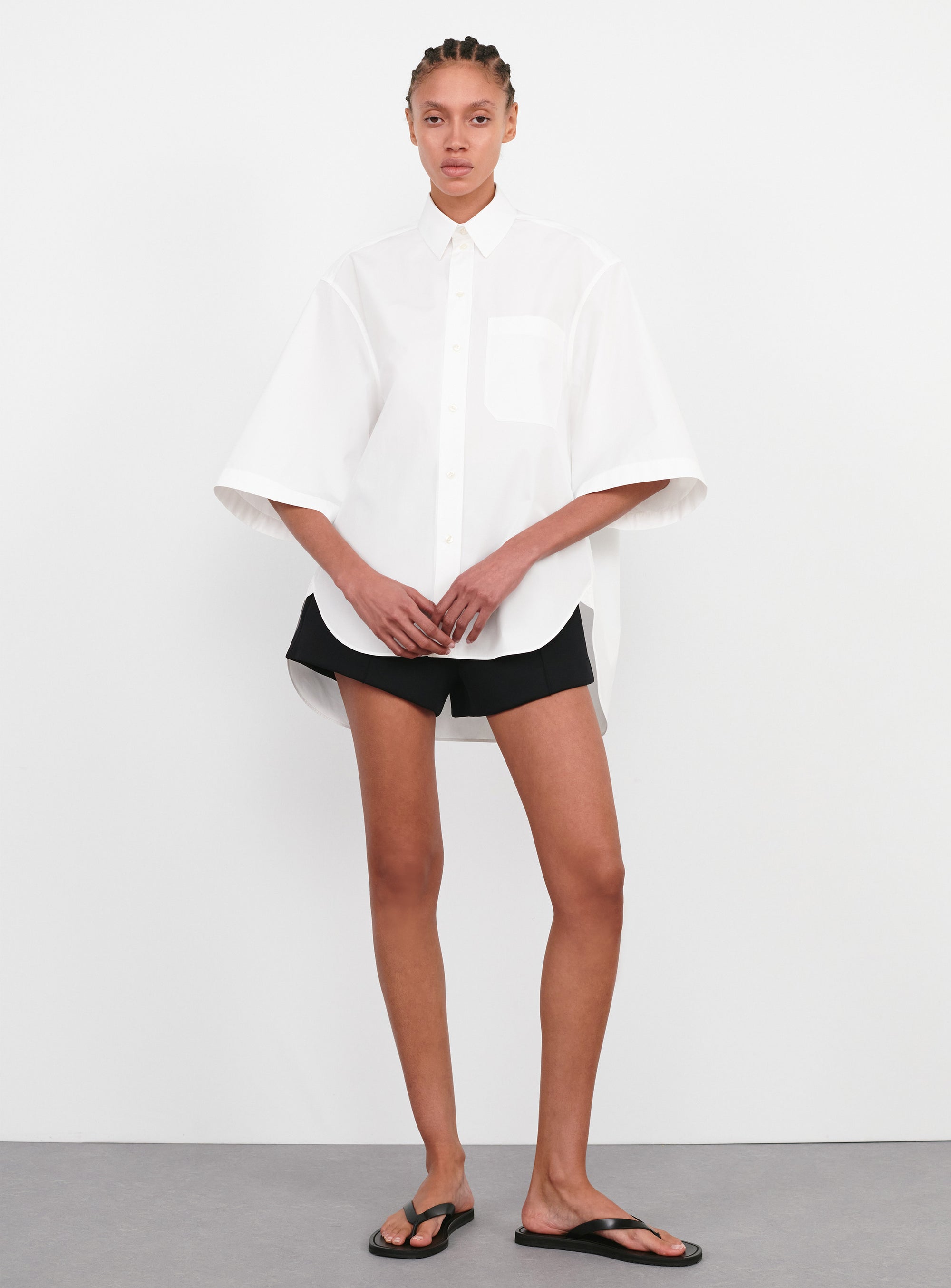 Short Sleeve Shirt - White