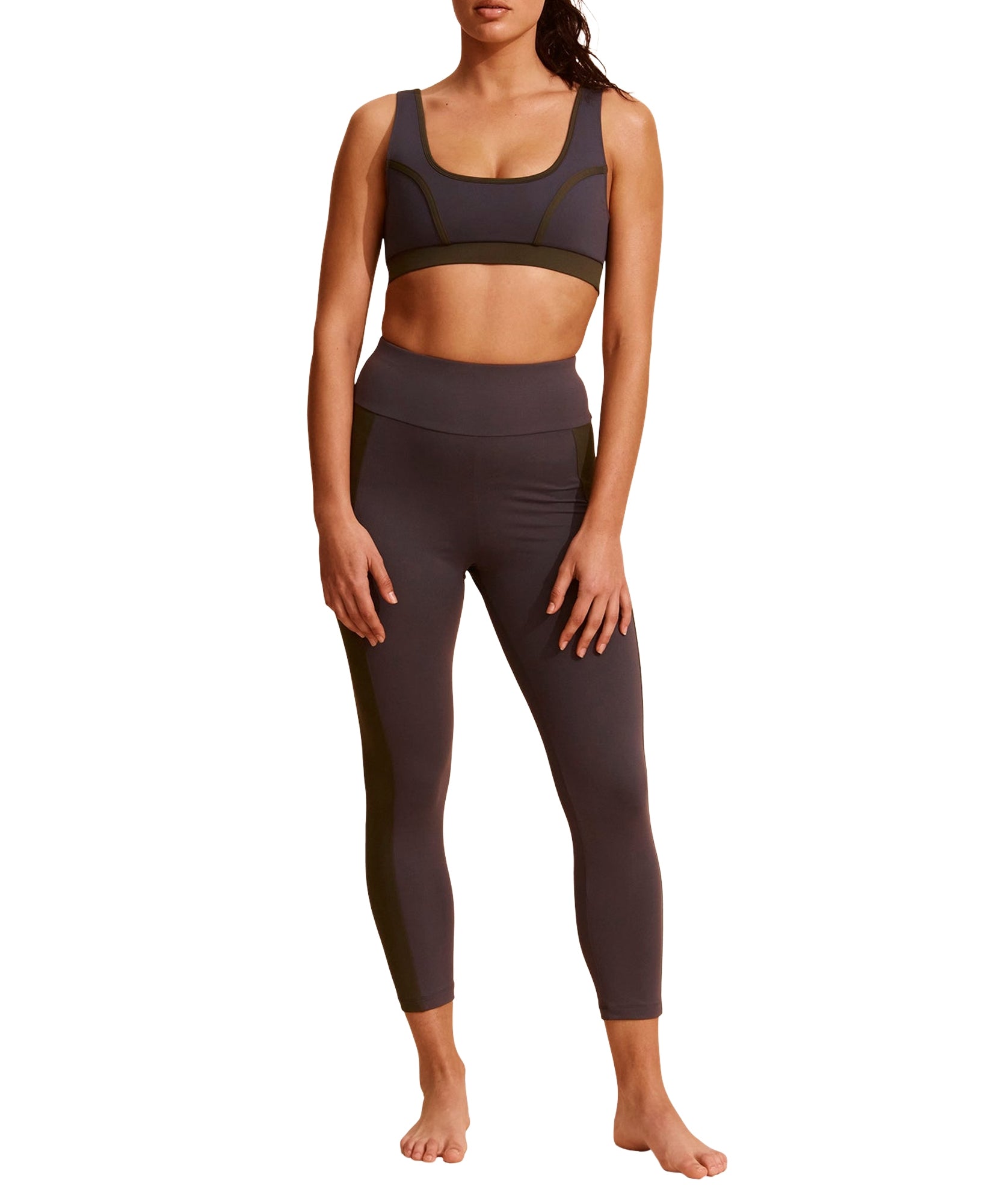 Blandine bra - Charcoal & Olive