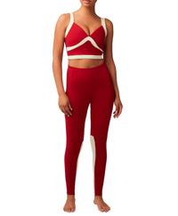 Florence bra - Merlot & Ivory