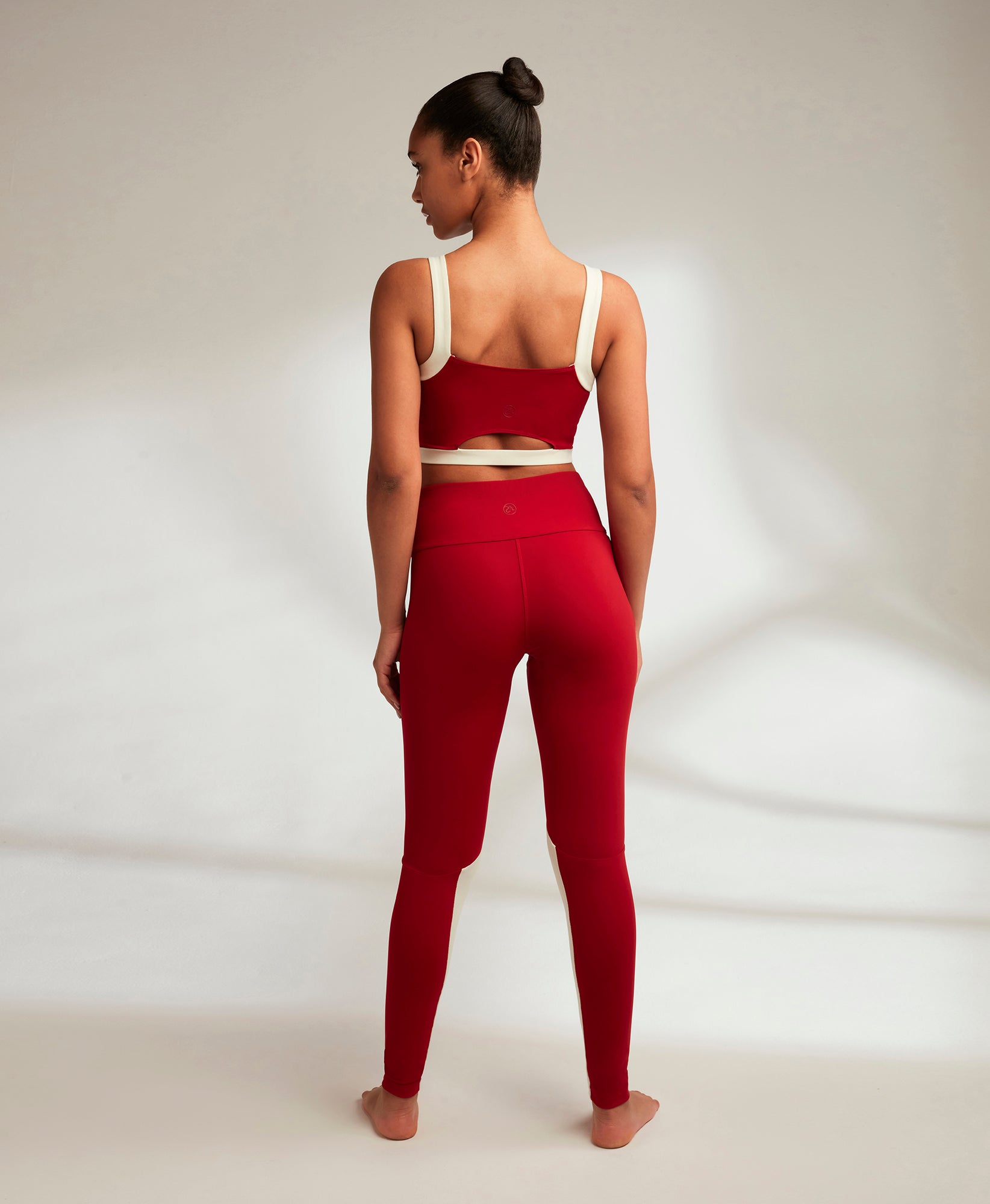 Julia Legging - Merlot & Ivory