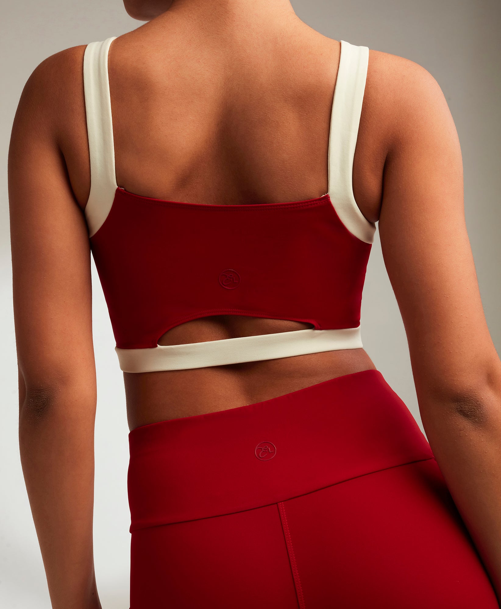 Julia Legging - Merlot & Ivory