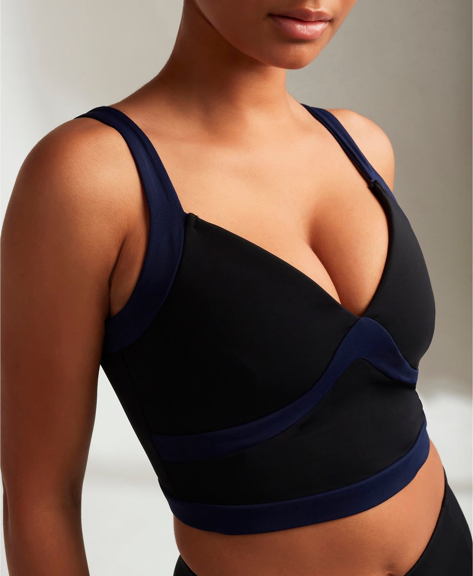 Top Florence - Black & Navy