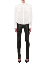 Chemise à épaulettes - White
