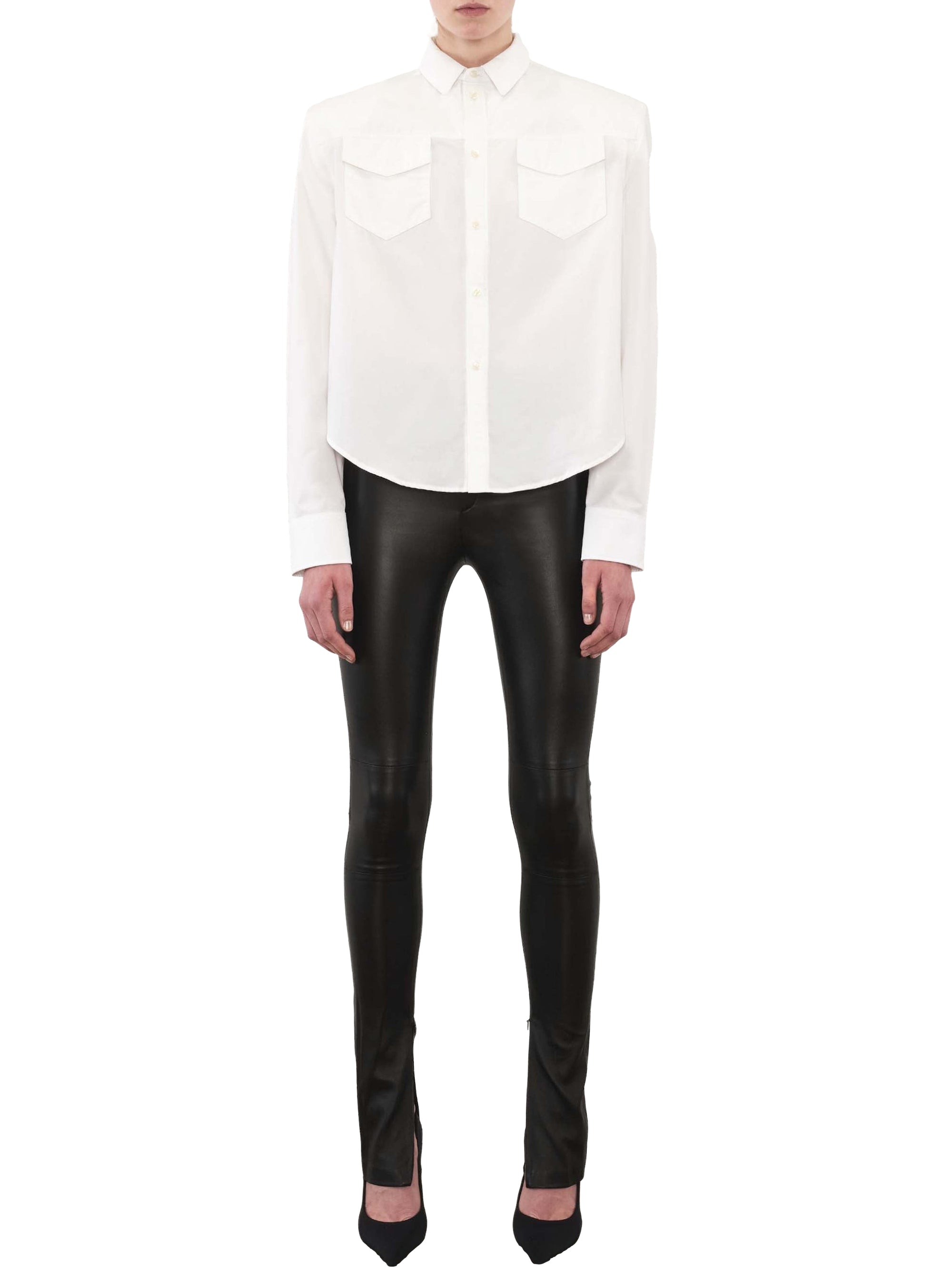 Chemise à épaulettes - White