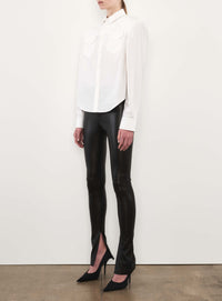 Chemise à épaulettes - White
