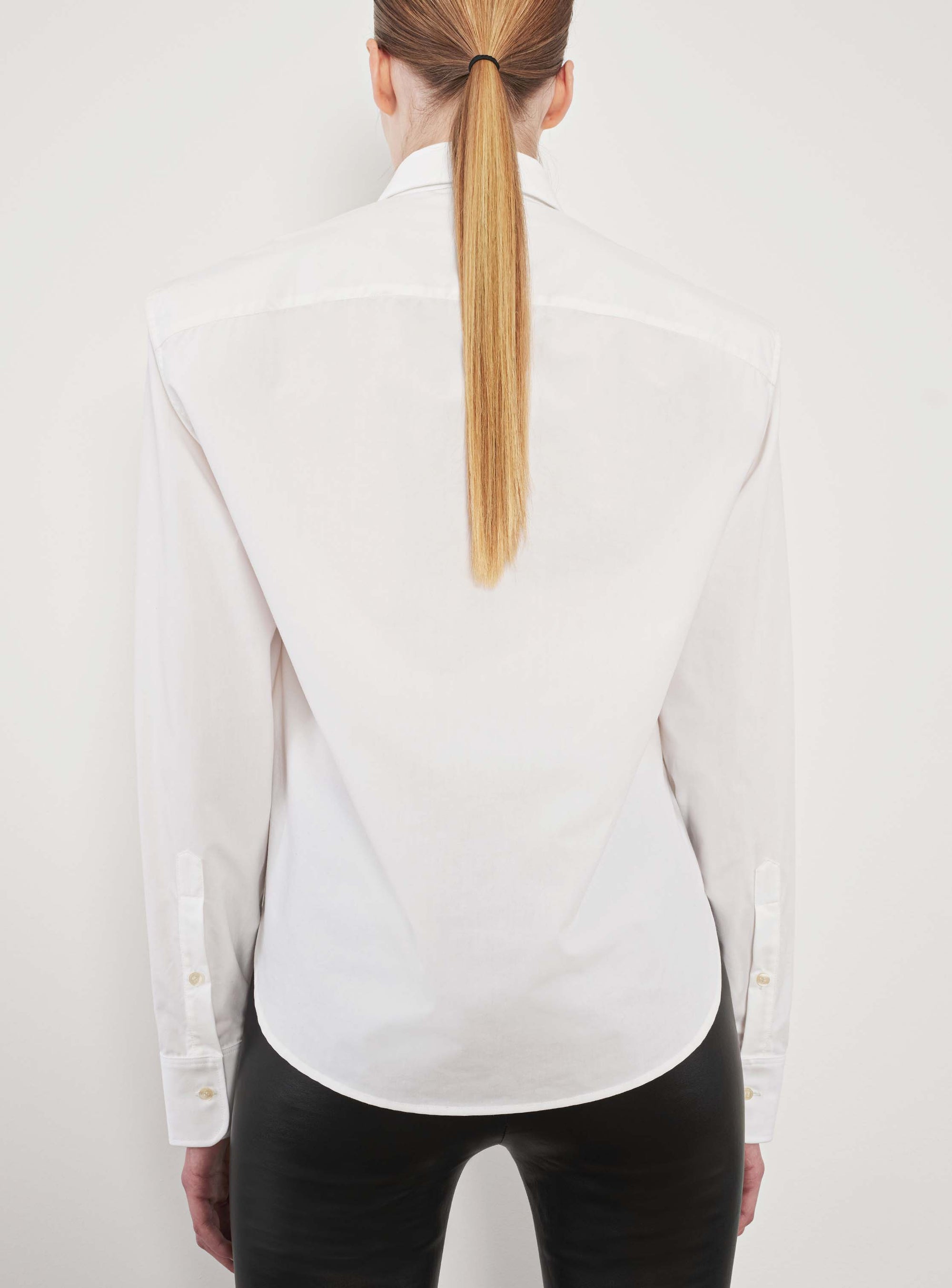Chemise à épaulettes - White