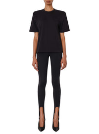 Shoulder Pad T-shirt - Black