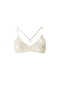 Haut de bikini brassière Singapore irisé - Gold