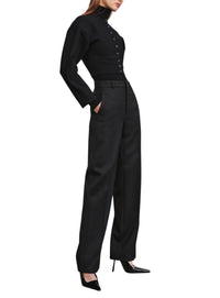 Matte Cardigan - Black