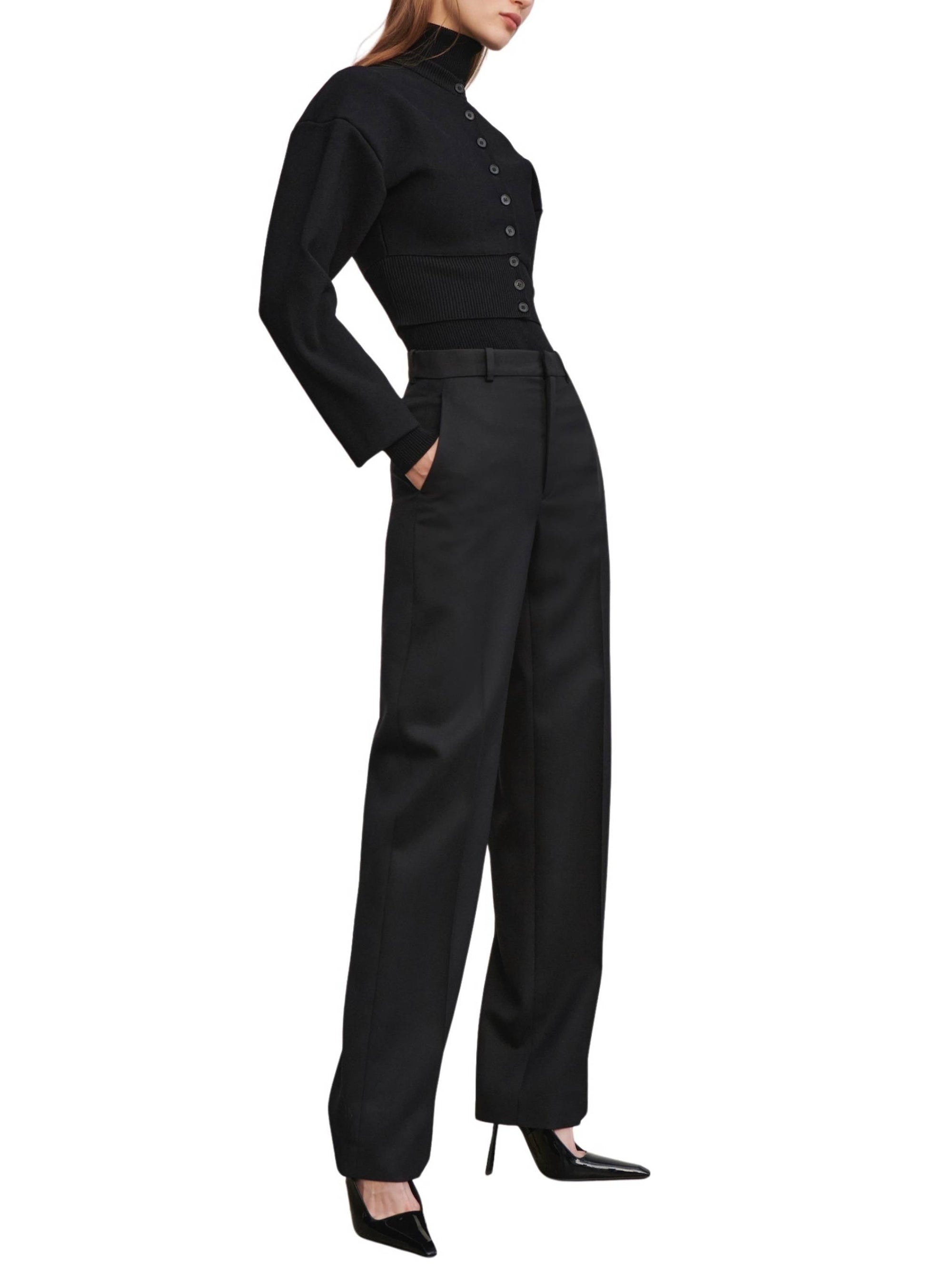 Matte Cardigan - Black