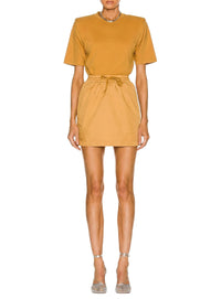 Shoulder Pad T-shirt - Mustard