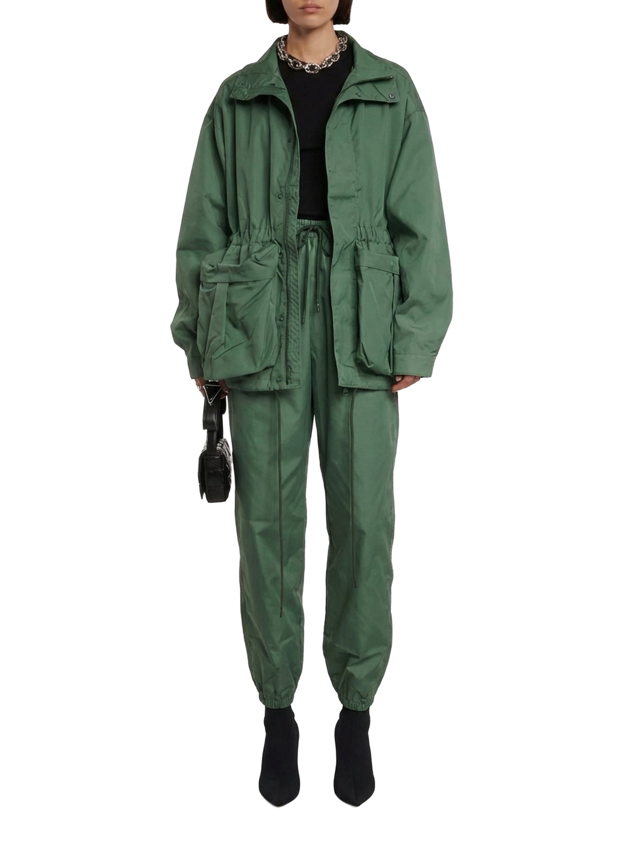 Veste parka cintrée - Green