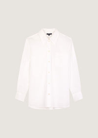 BLANC _ Chemise Saphir en coton - Blanc