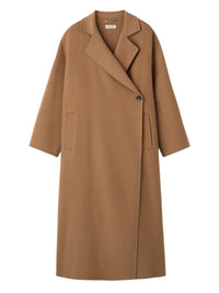 Oversized woollen coat - Beige
