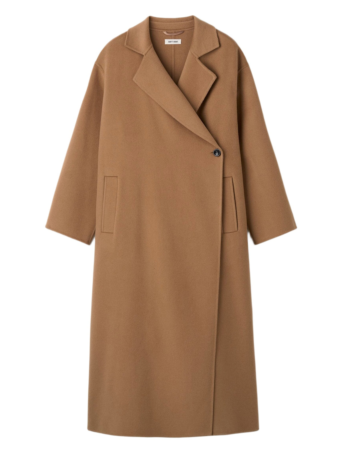 Oversized woollen coat - Beige
